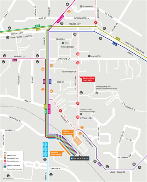 Public transport directions from Berwick to Bentleigh East